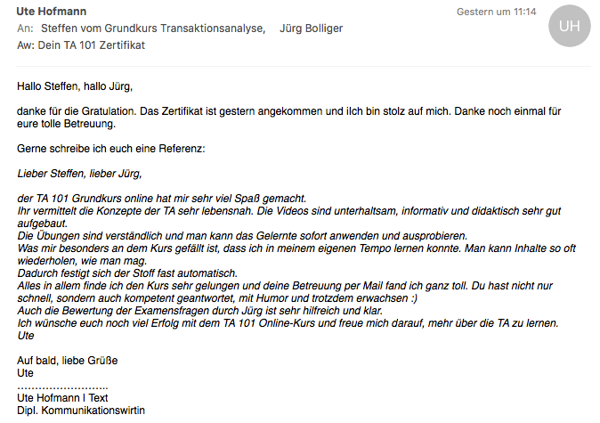 Ute testimonial transaktionsanalyse-online de Ute testimonial transaktionsanalyse-online de