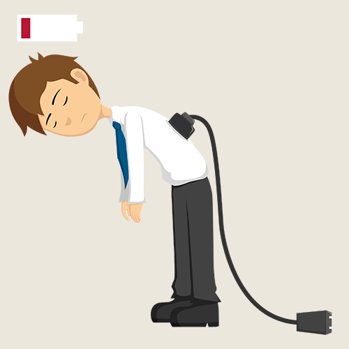 Burnout-Mann