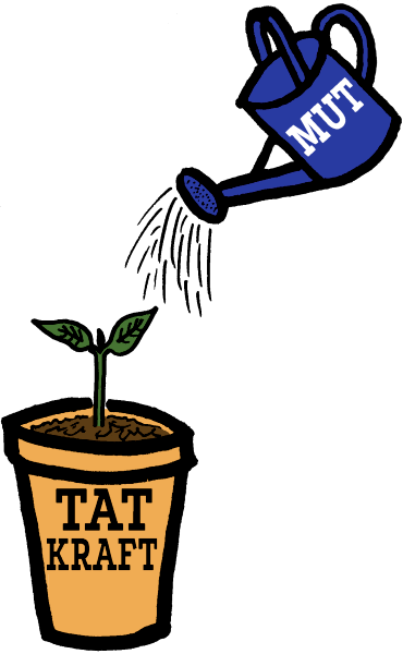 Tatkraft entwickeln